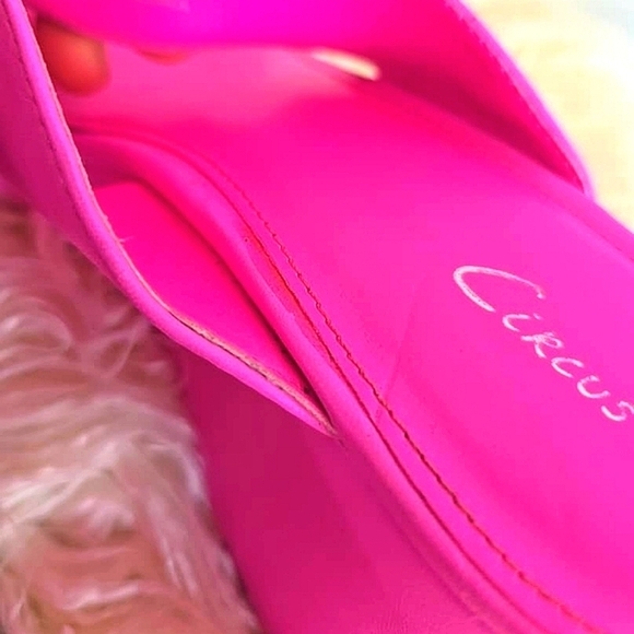 Circus Moira Women's Pink Wedge Sandals Size 8.5 🌴 - Picture 8 of 9